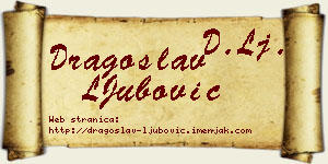 Dragoslav LJubović vizit kartica